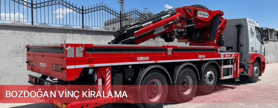 Bozdoğan İlçemi Vinç Kiralama